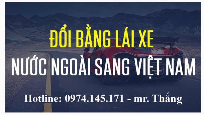 dich vu doi bang lai xe cho nguoi nuoc ngoai